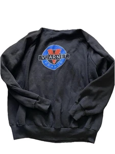Vintage Vuarnet Sweatshirt XL Damen 50/50 Schwarz Sonnenbrille Marke Activewear - Bild 1 von 8