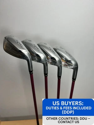 Ladies HONMA BERES IE-06 7-10 Iron 4pcs Iron Set A-Flex ARMRQ X38 2S Women - Image 1 of 4