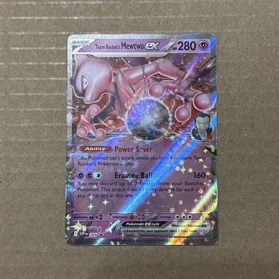 Team Rocket's Mewtwo ex 205 Sv: Scarlet & Violet Promo Cards Holo - Image 1 of 3