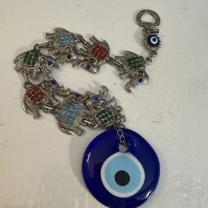 Elefanten Böser Blick Wandbehang Ornament Türkische Handarbeit Amulett Talisman - Bild 1 von 5