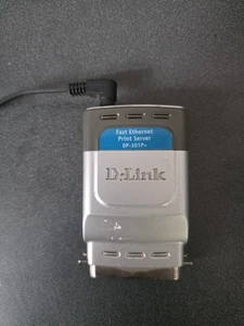 Serveur d'impression port parallèle Fast Ethernet D-Link DP-301P+ (câble secteur inclus) - Photo 1/5