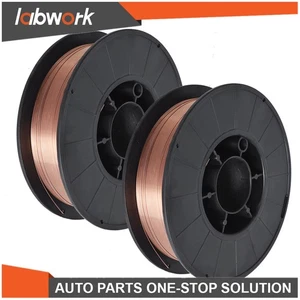 Labwork Welding Wire Mild Steel MIG Welding Wire 2 Pack ER70S-6 0.035" (0.9mm) - Picture 1 of 8