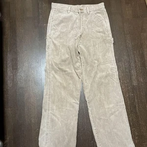 BIG SMITH Beige Corduroy Cargo Pants - Picture 1 of 3