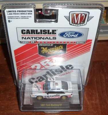 M2 Machines 1987 Ford Mustang GT Carlisle Ford Nationals 2020 Diecast 1 of 1000 - Image 1 of 4