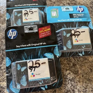 HP 97 Tri-color Ink Cartridge Lot of 3 Expired November 2011 - Picture 1 of 4
