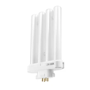 Bombilla fluorescente compacta 220V 27W 4 pines filas 6500K-H Quad Tube A6L6 - Imagen 1 de 7