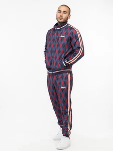LONSDALE Trainingsanzug "Redford" | Blau / Rot | Herren The Gentlemen Londsdale - Picture 1 of 6