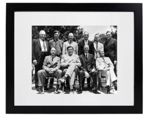 INAUGURAL INDUCTEES BASEBALL HALL OF FAME 1939 Matted & Framed Picture Photo - Picture 1 of 1