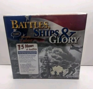 Battles, Ships and Glory Above Valor by Stephen Young Audie Murphy Cassettes WW2 - Picture 1 of 3
