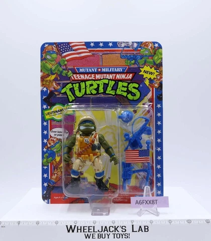 Lieutenant Leo Teenage Mutant Ninja Turtles TMNT 1991 Playmates NEW MOSC SEALED Cover