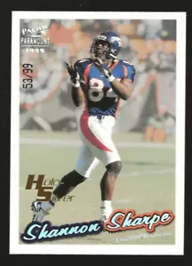 1999 Pacific Paramount Holo Silver Shannon Sharpe Card 53/99 Broncos - Bild 1 von 2