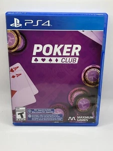 Poker Club - Sony PlayStation 4 Neuwertig Disc - Bild 1 von 3