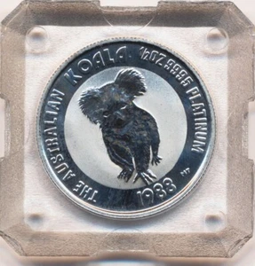 1/2 oz 50$ Australien Platin Koala 1988 in Originalkapsel, Ko0444 - Picture 1 of 2