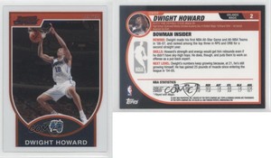 2007-08 Bowman Draft Picks & Stars Chrome Dwight Howard #2