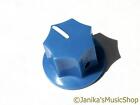 23mm Blue Potentiometer Knob Jazz Bass Guitar Tone  Amplifier  Radio Pot