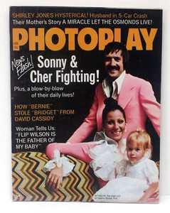 Photoplay magazine Feb 1972 Sonny & Cher Shirley Jones David Cassidy Flip Wilson - Imagen 1 de 4