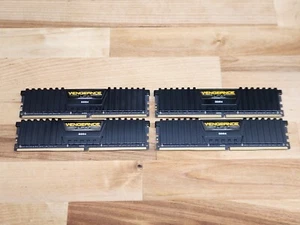 Corsair Vengeance LPX CMK64GX4M4B3466C16 64GB (4x16GB) DDR4-3466MHz Memory - Picture 1 of 9
