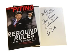 Rick Pitino Signed “Rebound Rules” Book! St John’s NCAA Basketball HOF Coach! - Picture 1 of 5