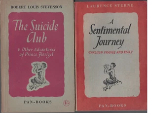 Robert Louis Stevenson Suicide Club & Sentimental Pan 1st ed vintage pbs 1946 - Picture 1 of 1