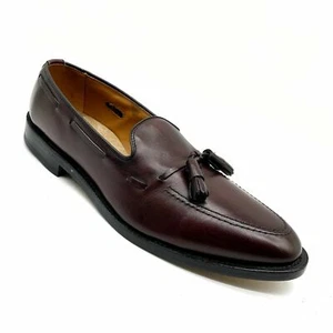 Allen Edmonds Grayson I Blut Burgunderrot Leder Quaste Halbschuhe Herren Größe - 10 A. " - Bild 1 von 7