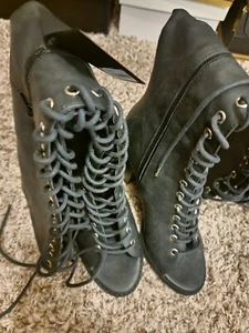 damen hohe gladiator schnürschuhe - Bild 1 von 5