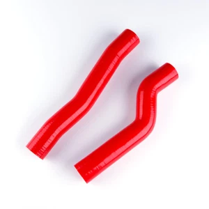 Silicone Radiator Hose Kit Fits Hyundai Genesis Coupe 4Cyl 2010-2015 Red - Picture 1 of 9