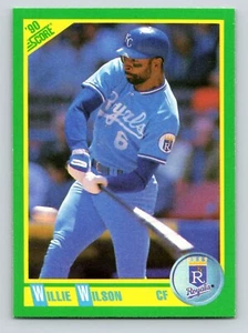 1990 Score - Willie Wilson #104 - Picture 1 of 2