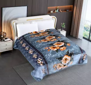 Super Heavy 1890GSM Super King Size Mink Blanket Two Layers Winter Warm 10kg - Picture 1 of 4
