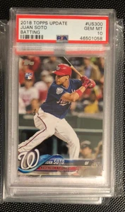 2018 Topps Update Batting Juan Soto ROOKIE RC #US300 PSA 10 GEM MINT - Picture 1 of 1