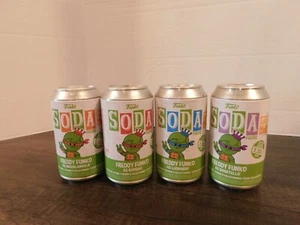 FUNKO SODA! 2023 Camp Fundays Exclusive Freddy Funko as Ninja Turtles Set of 4 - Picture 1 of 2