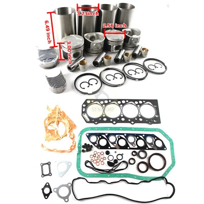 D4BB Engine Rebuild Kit For Hyundai HC20-35H1 H100 HD35E07 2.5TD Forklift Truck - Image 1 of 4