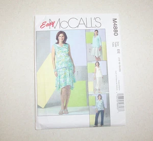 Ungeschnittenes McCall's Damen Umstandstop, Hose & Rock Schnittmuster #M4880 - Bild 1 von 2