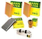 Mann Oil 2 Air Carbon Cabin Fuel Filter Service Kit for BMW E39 M5 5.0 V8 00-03