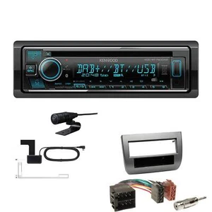 Kenwood Receiver Autoradio Bluetooth für Lancia Ypsilon 2003-2011 anthrazit - Bild 1 von 5