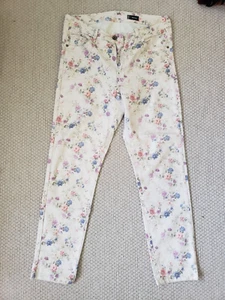 Angels Skinny Gr. 42 Baumwolle Blumenmuster - Bild 1 von 7