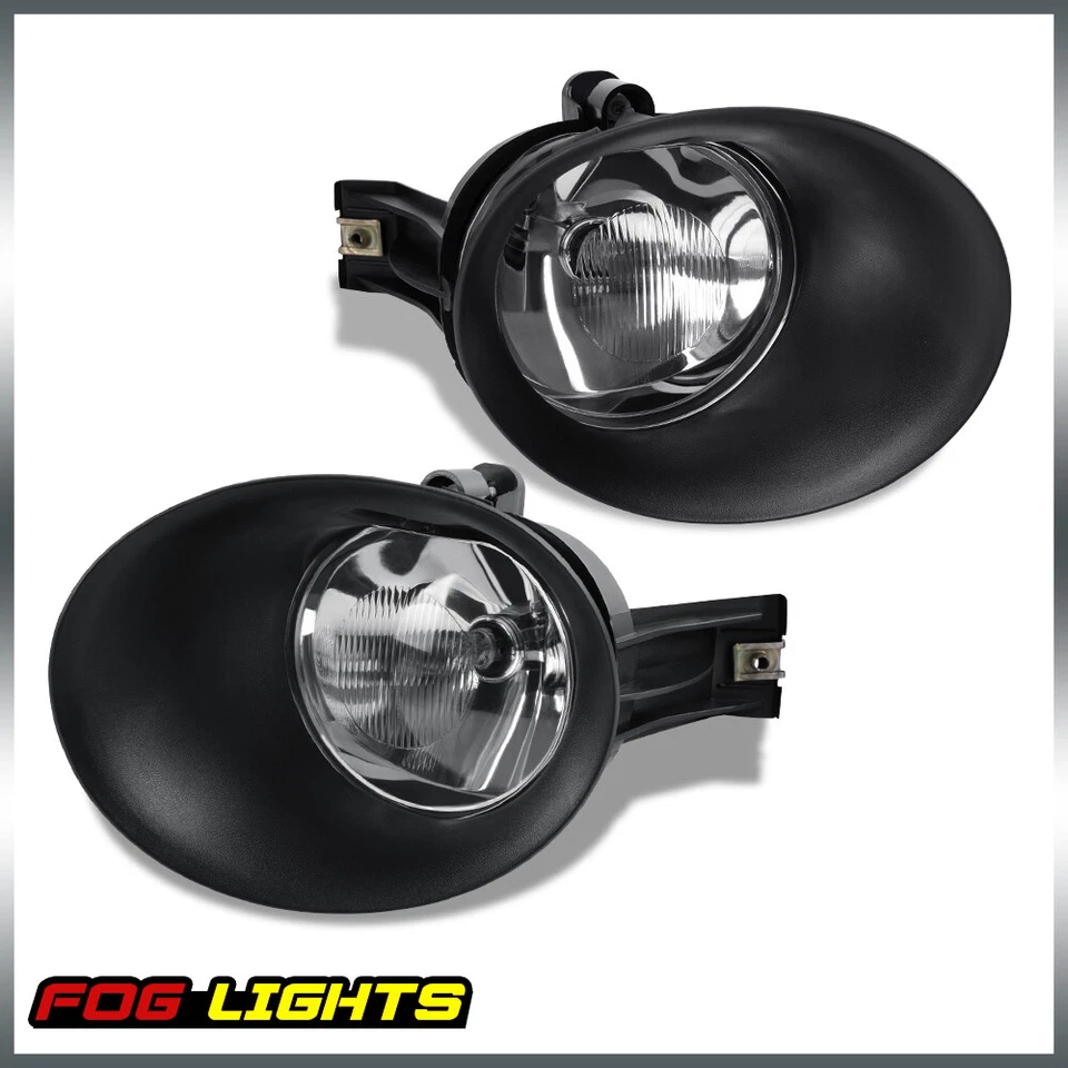 Fit For 2002-2008 Dodge Ram 1500 03-09 2500 3500 Glass Bumper Fog Lights Lamps - Image 1 of 4