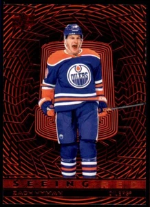 2023-24 Upper Deck Extended Series Seeing Red Zach Hyman #SR92 - Imagen 1 de 2