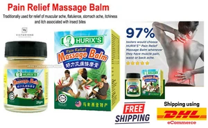 Bálsamo natural a base de hierbas alivio del dolor picazón muscular dolor masaje de Hurix 20 mg - Imagen 1 de 10