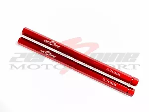 PAR DE VARILLAS DE DIRECCIÓN GOKART ROJO HEXAGONAL 220 MM, IAME X30 OTK CRG (PROMOCIÓN DE SOMBRERO GRATIS) - Imagen 1 de 4