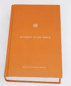 ESV Student Study Bible 2011 Crossway Orange Hardcover English Standard Version - Picture 1 of 11