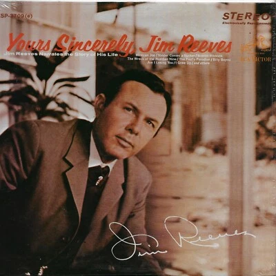 JIM REEVES seu sinceramente EUA RCA LP _orig 1966 Estado perfeito Jim conta sua história de vida - Imagem 1 de 4