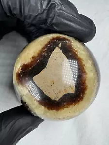 Drachenauge Septarie Edelstein Kugel Aragonit Calzit Rund 184 Gramm Top Qualität - Bild 1 von 7