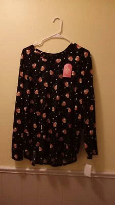 Cuddl Duds Two Piece Long Pajama Set Womens XL Pullover top - Image 1 of 4