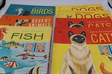 7 Junior See-and-Know Books - Let's Discover Dogs Cats Fish Birds Desert Animals