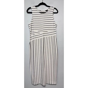 ANN TAYLOR maritim gestreiftes Kleid Größe 8 Küste Y2K französische Riviera Old Money - Bild 1 von 5