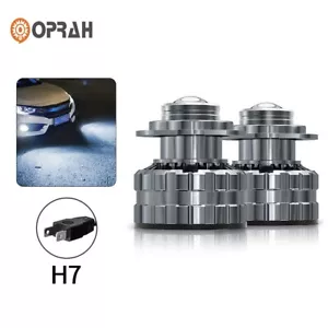 2X H7 LED Laser Headlight Bulbs Projector Auto Fog Lights Ice Blue 8000K OPRAH - Picture 1 of 18