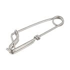 Durable Fishing Snap Swivels LongLine Clips Fishing Accessory Stainless Steel