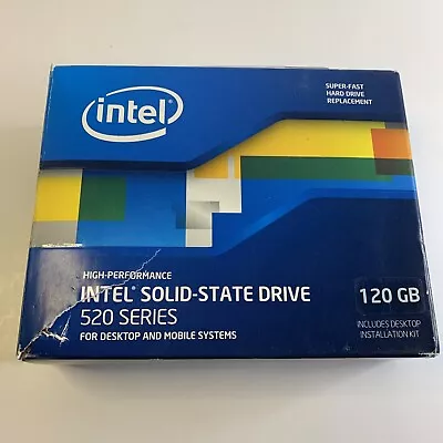 Intel SSDSC2CW120A3K5 520-Series 120Gb SATA-III 2.5-Inch 9.5mm MLC Internal SSD - Image 1 of 4