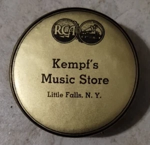 1940's Advertising Pin Cushion RCA Records Kempf's Music Store Little Falls, NY - Picture 1 of 3
