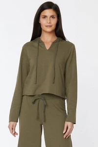 Felpa con cappuccio pullover ritagliato donna NYDJ - Foto 1 di 10